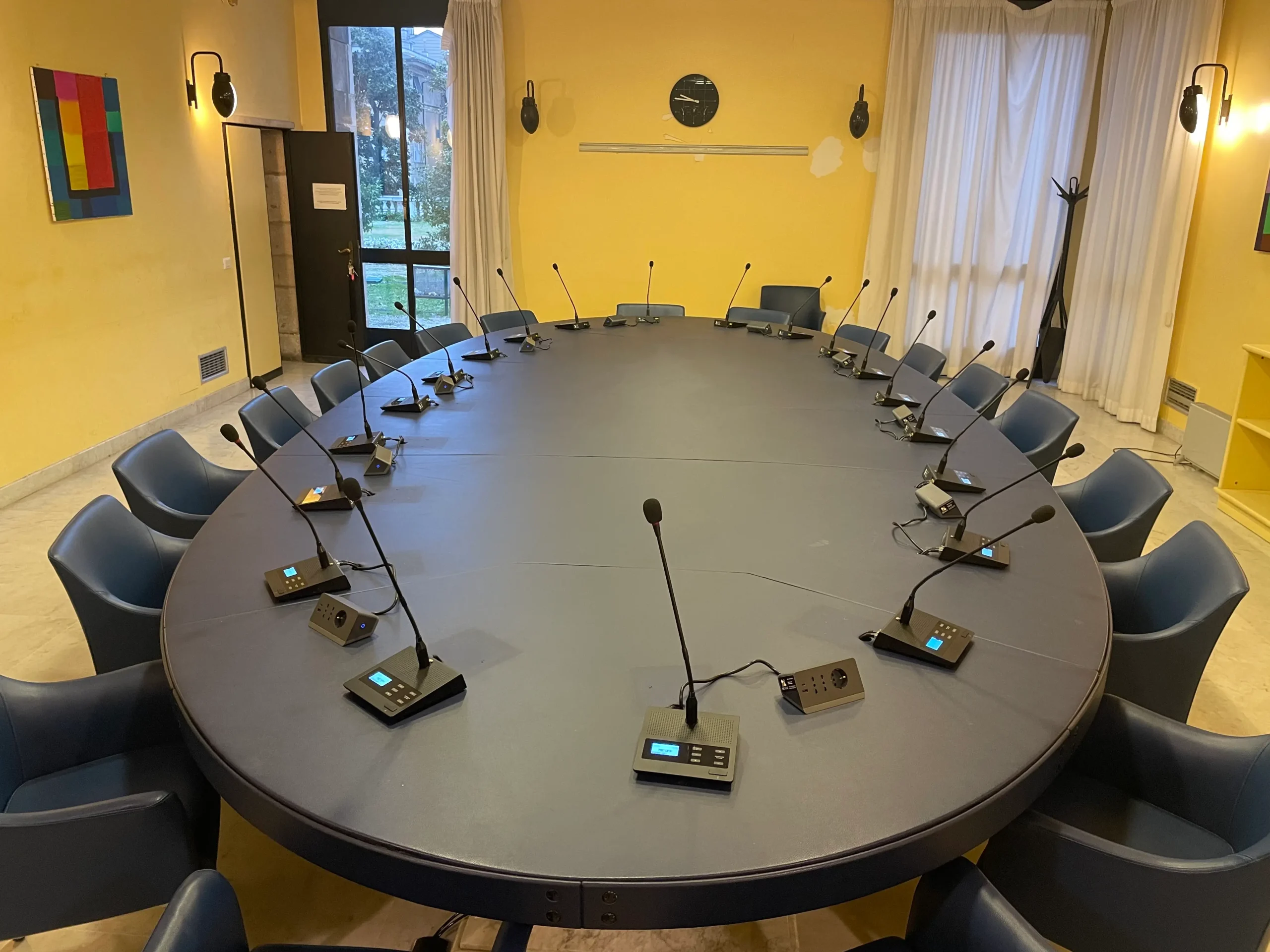 Allestimento sale meeting in Liguria