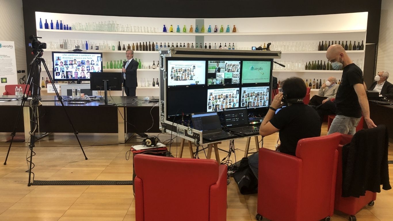 Regia per eventi digitali Maia Group